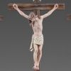 Immagine di Gesù Cristo in croce Presepe Immanuel 30 cm palestinese legno e stoffa