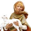 Picture of Shepherdess with Lamb Fontanini Nativity 45 cm (18 Inch) large outdoor plastic