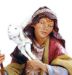 Imagen de Pastor con Oveja cm 45 (18 Inch) Belén Fontanini Estatua en Plástico pintada a mano