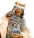 Immagine di Melchiorre Re Magio Bianco a piedi cm 45 (18 Inch) Presepe Fontanini Statua in Plastica