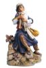 Immagine di Pastore con zampogna Presepe Fontanini 45 cm plastica grande da esterno