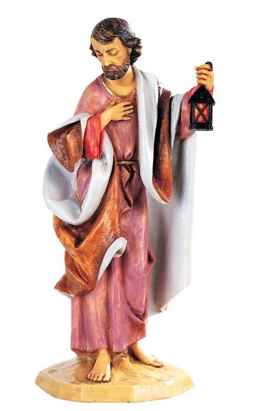 Imagen de San José cm 52 (20 Inch) Belén Fontanini Estatua para al Aire Libre en Resina pintada a mano