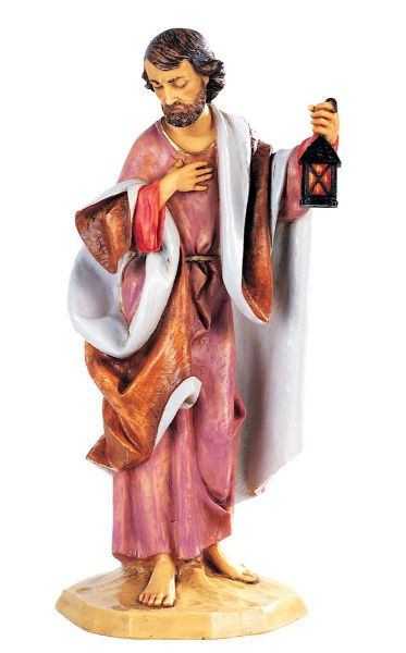 Imagen de San José Belén Fontanini 52 cm resina grande para exterior