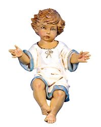 Imagen de Niño Jesús cm 52 (20 Inch) Belén Fontanini Estatua para al Aire Libre en Resina pintada a mano