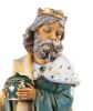 Immagine di Re Magio Bianco a piedi Presepe Fontanini 52 cm resina grande da esterno