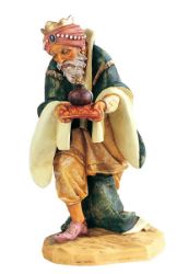 Picture of Wise King Caspar Standing cm 52 (20 Inch) Fontanini Nativity Statue for Outdoor use, hand painted Resin