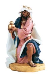 Picture of Wise King Balthazar Standing cm 52 (20 Inch) Fontanini Nativity Statue for Outdoor use, hand painted Resin