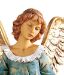 Picture of Glory Angel cm 52 (20 Inch) Fontanini Nativity Statue for Outdoor use, hand painted Resin