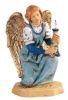 Immagine di Angelo azzurro in ginocchio Presepe Fontanini 52 cm resina grande da esterno