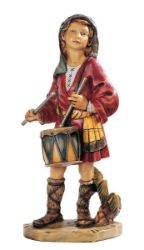 Picture of Shepherd with Drum cm 52 (20 Inch) Fontanini Nativity Statue for Outdoor use, hand painted Resin