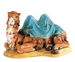 Picture of Sitting Camel cm 52 (20 Inch) Fontanini Nativity Statue for Outdoor use, hand painted Resin