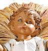 Picture of Baby Jesus and Cradle Fontanini Nativity 65 cm (27 Inch) large outdoor resin
