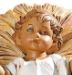 Immagine di Gesù Bambino e Culla cm 65 (27 Inch) Presepe Fontanini Statua per Esterno in Resina dipinta a mano