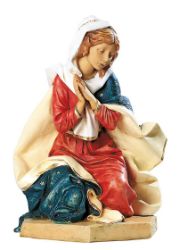 Immagine di Maria cm 65 (27 Inch) Presepe Fontanini Statua per Esterno in Resina dipinta a mano