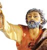 Immagine di Pastore con lanterna Presepe Fontanini 65 cm resina grande da esterno