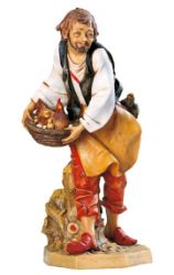 Picture of Shepherd with Hen cm 65 (27 Inch) Fontanini Nativity Statue for Outdoor use, hand painted Resin