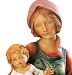 Immagine di Pastorella con Bimbo e Anfora cm 65 (27 Inch) Presepe Fontanini Statua per Esterno in Resina dipinta a mano