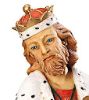 Immagine di Re Magio Bianco a piedi Presepe Fontanini 65 cm resina grande da esterno