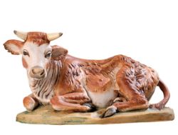 Picture of Ox cm 65 (27 Inch) Fontanini Nativity Statue for Outdoor use, hand painted Resin