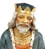 Immagine di Re Magio Bianco a piedi statua Presepe Fontanini 85 cm resina grande da esterno