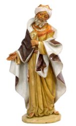 Picture of Wise King Caspar Standing cm 85 (34 Inch) Fontanini Nativity Statue for Outdoor use, hand painted Resin