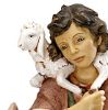 Picture of Shepherd with Sheep Fontanini Nativity 85 cm (34 Inch) large outdoor resin