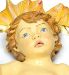 Picture of Baby Jesus and Cradle cm 180 (70 Inch) Fontanini Nativity Statue for Outdoor use, hand painted Resin