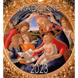 Immagine di Jungfrau Maria in der Kunst - Botticelli - Wand-kalender 2023 cm 32x34