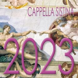Imagen de Cappella Sistina Calendario da tavolo 2023 cm 8x8