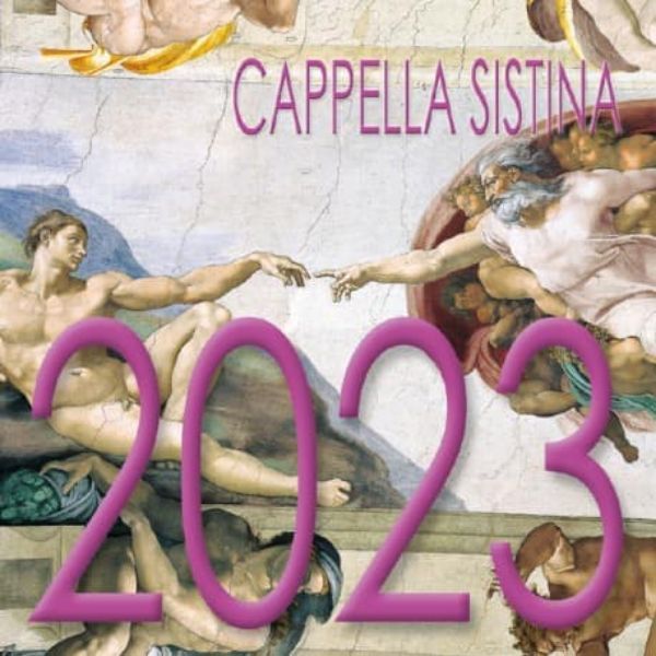 Immagine di Cappella Sistina Calendario da tavolo 2023 cm 8x8