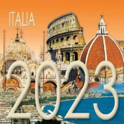 Picture of Italia Calendario da tavolo 2023 cm 8x8 
