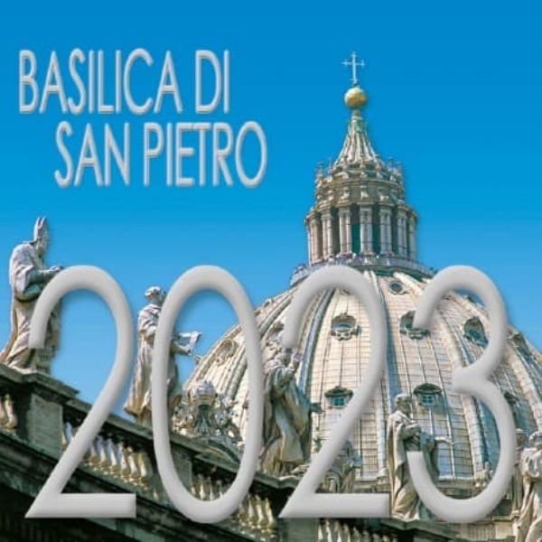Picture of Basilica di San Pietro Roma Vaticano Calendario da tavolo 2023 cm 8x8 