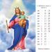 Immagine di Madonna Fatima Ausiliatrice Lourdes Carmelo Guadalupe Calendario da tavolo 2023 cm 8x8