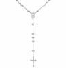 Picture of Silver 925 Miraculous Medal Rosary Chain with Cross