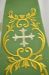 Picture of Silk Satin Priest / Deacon Stole with Fleury Cross Embroidery by Chorus - Ivory Red Green Purple 