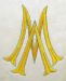 Picture of Silk Satin Priest / Deacon Marian Stole with Stylized Cross and “M” Embroidery by Chorus - White