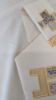 Picture of Shantung modern Mitre melange yarn Cross application, gold embroidery
