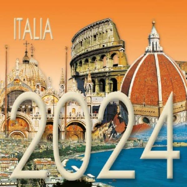 Immagine di Italia Calendario da tavolo 2024 cm 8x8 