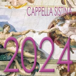Picture of Cappella Sistina Calendario da tavolo 2024 cm 8x8