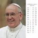 Immagine di Calendario da tavolo 2024 Papa Francesco cm 8x8