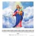 Immagine di Notre-Dame de Lourdes Fatima Guadalupe Carmel Aide des chrétiens Oropa Calendrier mural 2024 cm 32x34