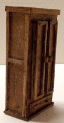 Immagine di Armadio in legno per presepe 10 cm fatto a mano