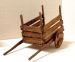 Picture of Handmade wooden cart for 4,7 inch nativity scene