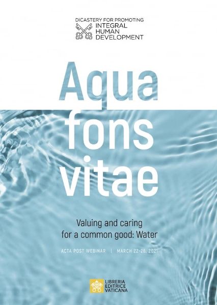 Immagine di Aqua Fons Vitae Valuing and caring for a common good: Water Acta post webinar March 22-26, 2021  Dicastero per il Servizio dello Sviluppo Umano Integrale