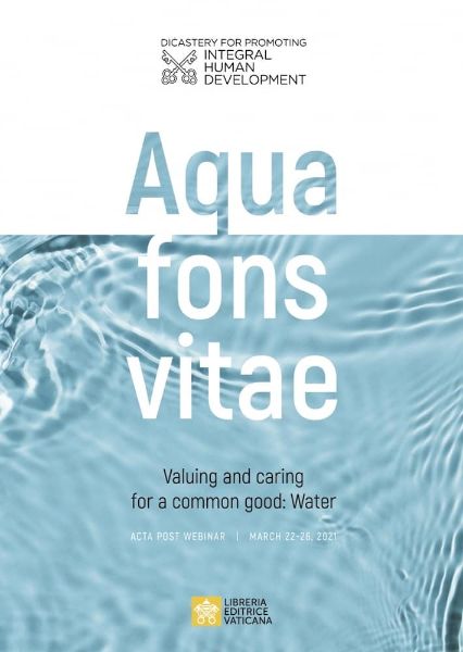 Imagen de Aqua Fons Vitae Valuing and caring for a common good: Water Acta post webinar March 22-26, 2021  Dicastero per il Servizio dello Sviluppo Umano Integrale