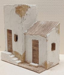 Picture of Palestinian house for 3,9 inch nativity scene with real plaster