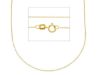 Picture of Yellow gold 18k Box Chain Necklace 40 cm (15,7 inch)