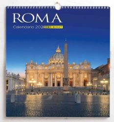 Picture of Calendario da muro 2024 San Pietro Roma Notte cm 31x33