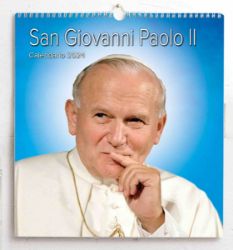 Imagen de Calendario da muro 2025 San Giovanni Paolo II Papa cm 31x33 16 mesi