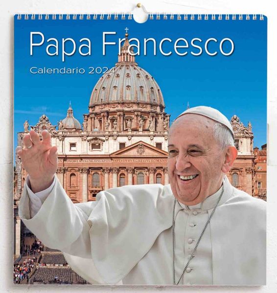 Immagine di Calendario da muro 2024 Papa Francesco Basilica di San Pietro cm 31x33 16 mesi